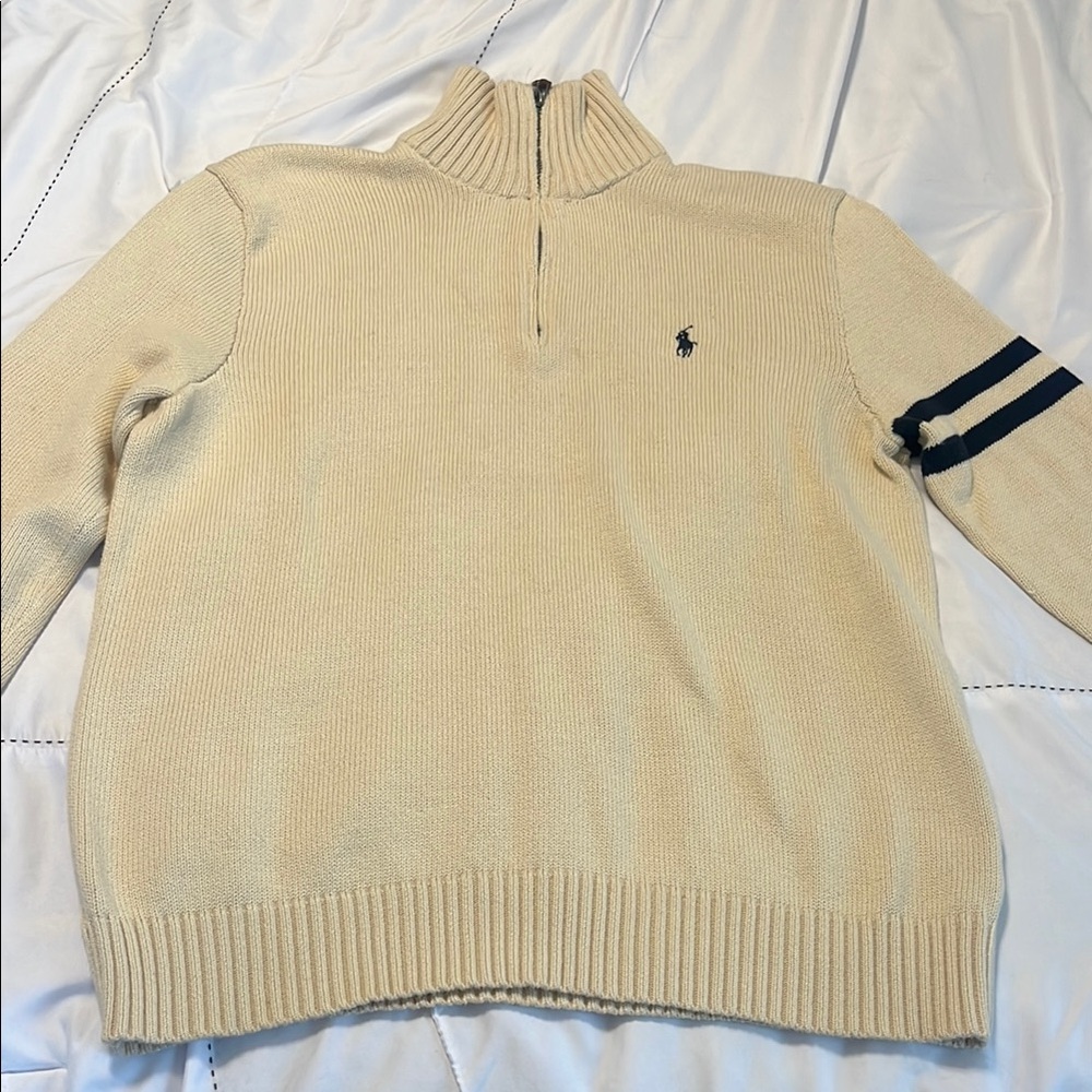 Polo by Ralph Lauren Cream Sweater for Men